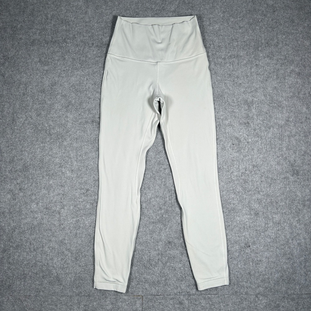 Lululemon align Leggings Womens 4 White High Rise Yoga Athletic Activewear